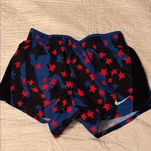 Nike Black Red and Blue Star Shorts
